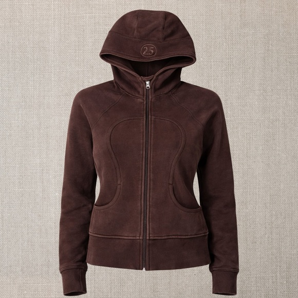 lululemon athletica Tops - Lululemon Vintage Brown Scuba Hoodie I